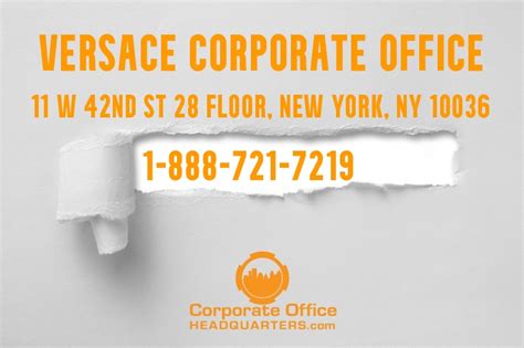 versace customer service number